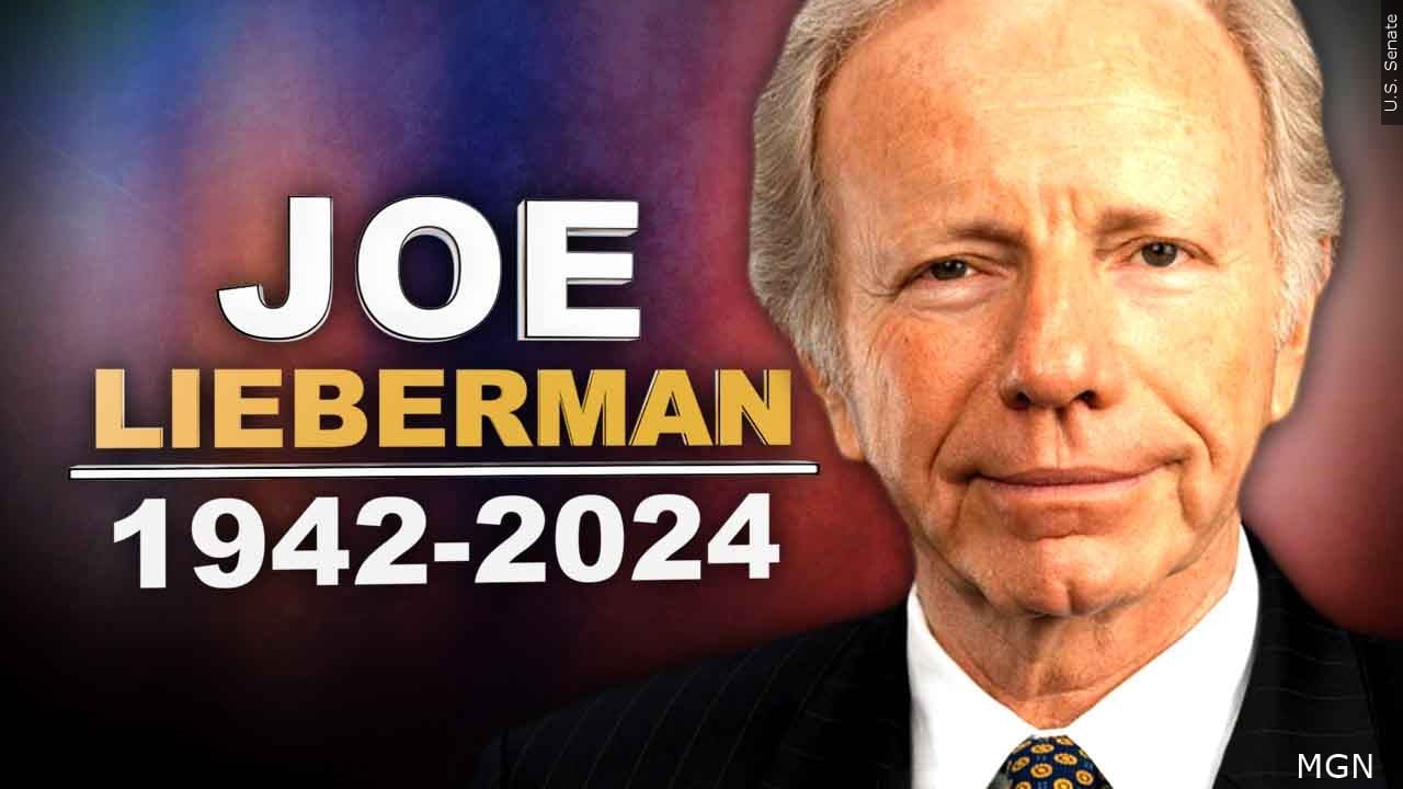 Former Sen. Joe Lieberman, Democrats' VP pick in 2000, dead at 82 - WWAYTV3