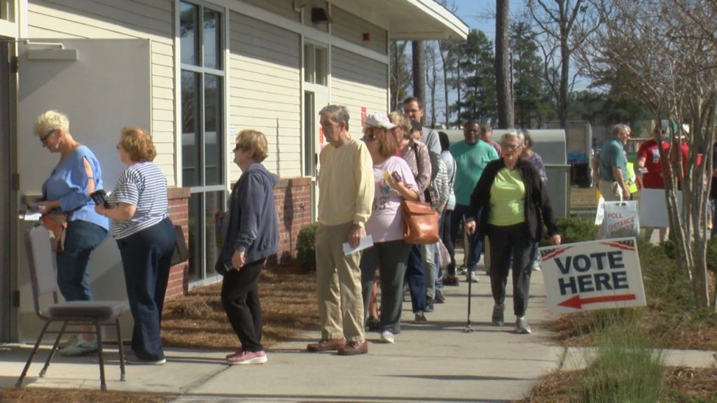 It’s Super Tuesday and we’re heading to Brunswick County to check on voter turnout, (Photo: Emily Andrews/WWAY News).