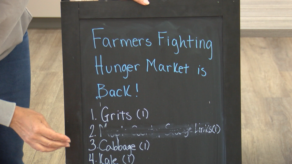 A New Hanover County program is assisting area community members in lightening the load for the price of produce, (Photo: Emily Andrews/WWAY News).
