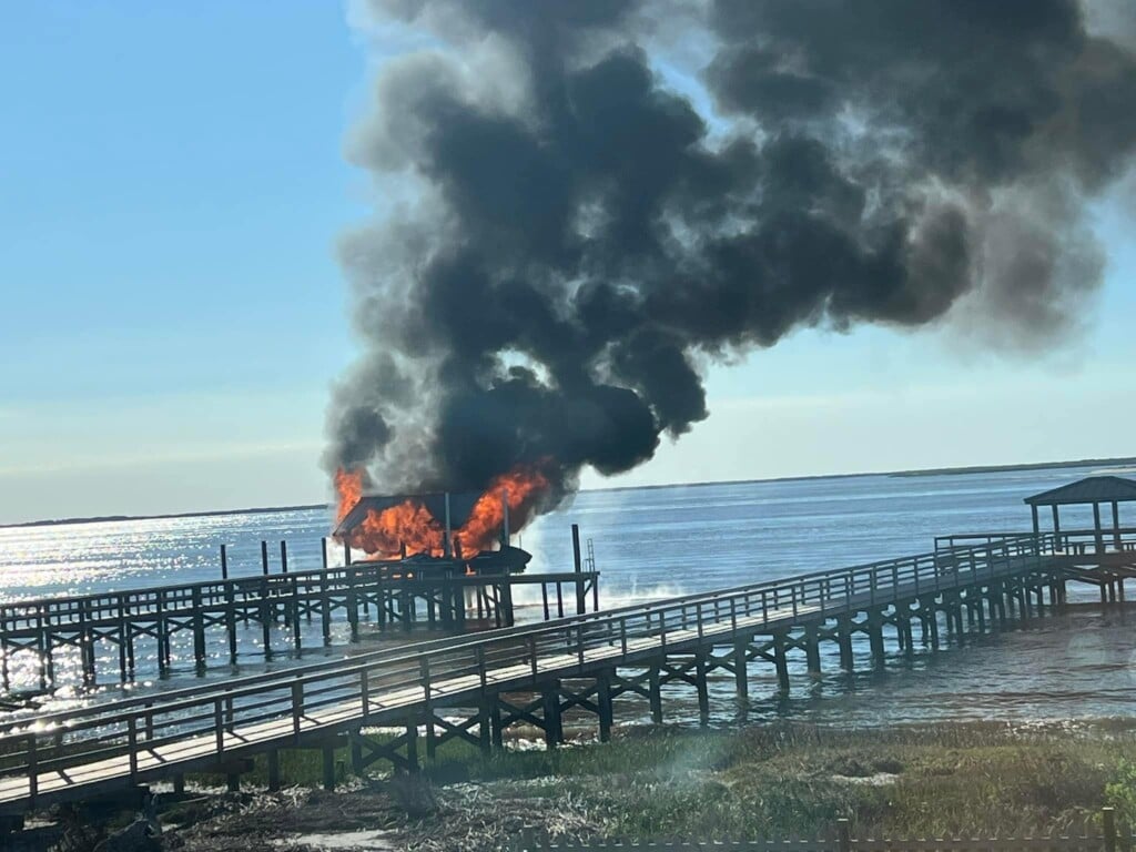 Southport Pier Fire