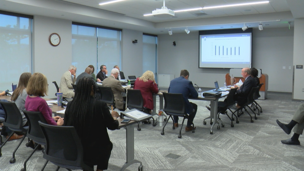 A budget work session took place in New Hanover County Thursday afternoon discussing the upcoming fiscal year, (Photo: Emily Andrews/WWAY News).