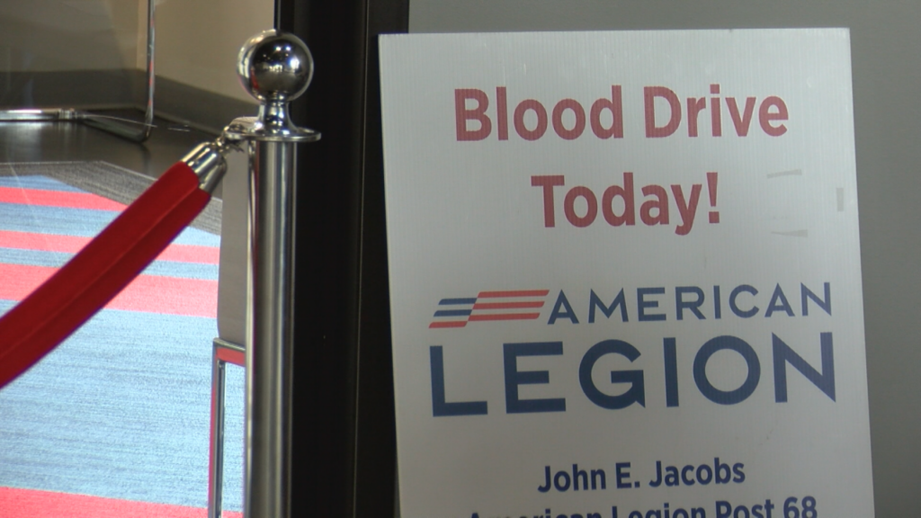 Friday WWAY hosted a blood drive in collaboration with John E. Jacobs American Legion Post 68 in Leland, (Photo: Emily Andrews/WWAY News).