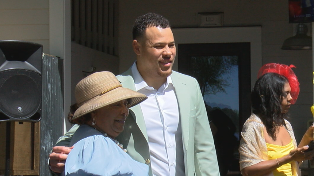 Mayor Bill Saffo presented Highsmith with a proclamation, declaring April 6 as "Alex Highsmith Day." (Photo:Nate Mauldin/WWAY)