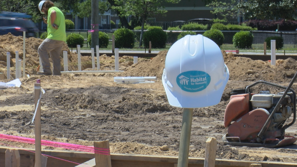 A groundbreaking held on Thursday marked the continuation of building community, (Photo: Emily Andrews/WWAY News).