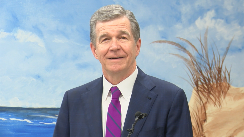 Governor Roy Cooper is continuing to promote 2024 as "the year of public schools," (Photo: Emily Andrews/WWAY News).