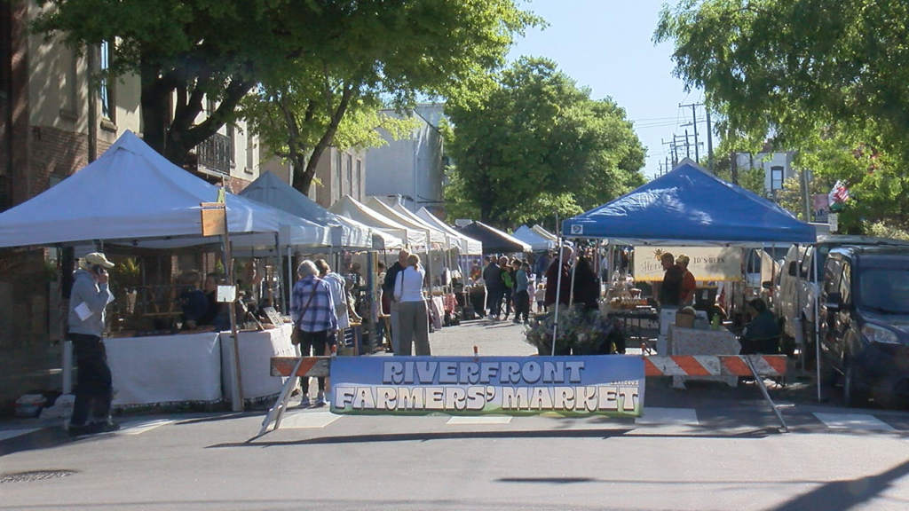 The first Riverfront Farmers Market of the season was held along Dock St. between 2nd and Water St. on Saturday. (Photo:Nate Mauldin/WWAY)