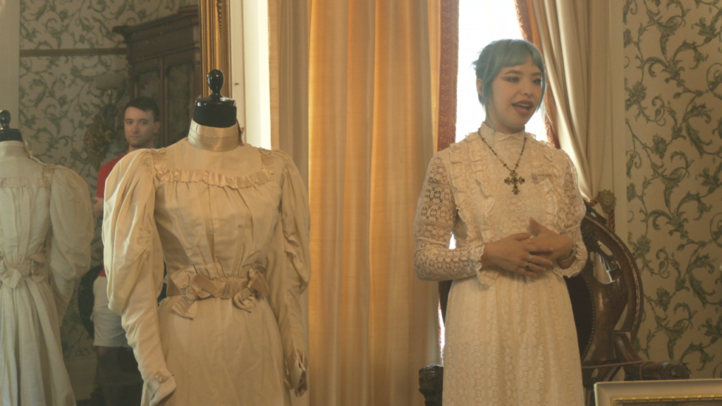 The 19th century home hosted a Victorian fashion tour where guests were guided through the home as they learn about its extensive collection of archival garments.  (Photo:Nate Mauldin/WWAY)