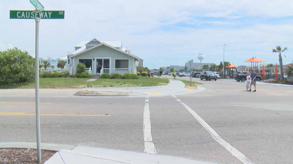 One Brunswick County beach town is brainstorming ways to keep pedestrians safer on the street, (Photo: Emily Andrews/WWAY News).