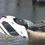 Southport car underwater
