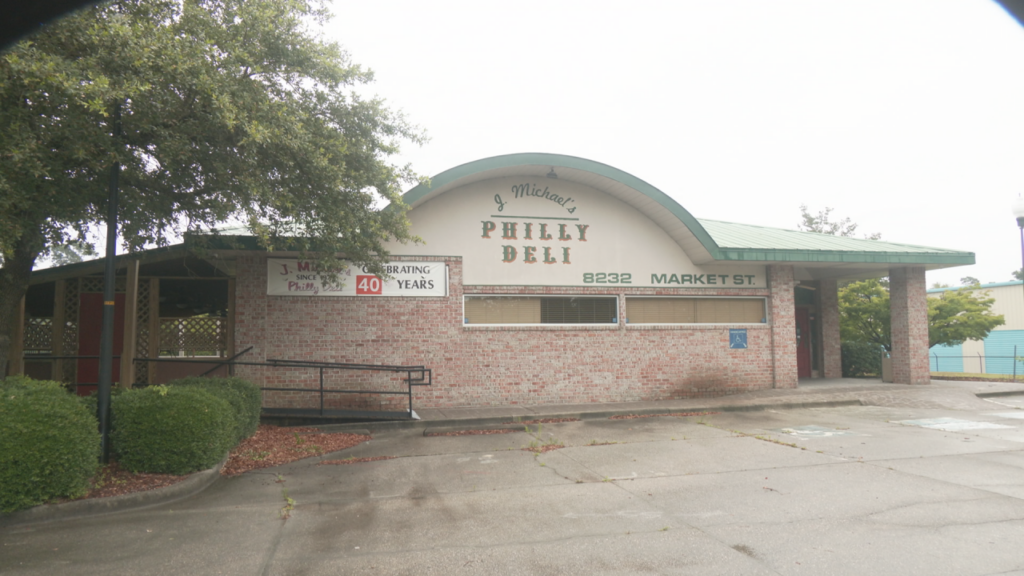 MeMa's Chick’n and Ribs will soon occupy space at 8232 Market St., where J. Michael's Philly Deli used to be. (Photo: Nate Mauldin/WWAY)
