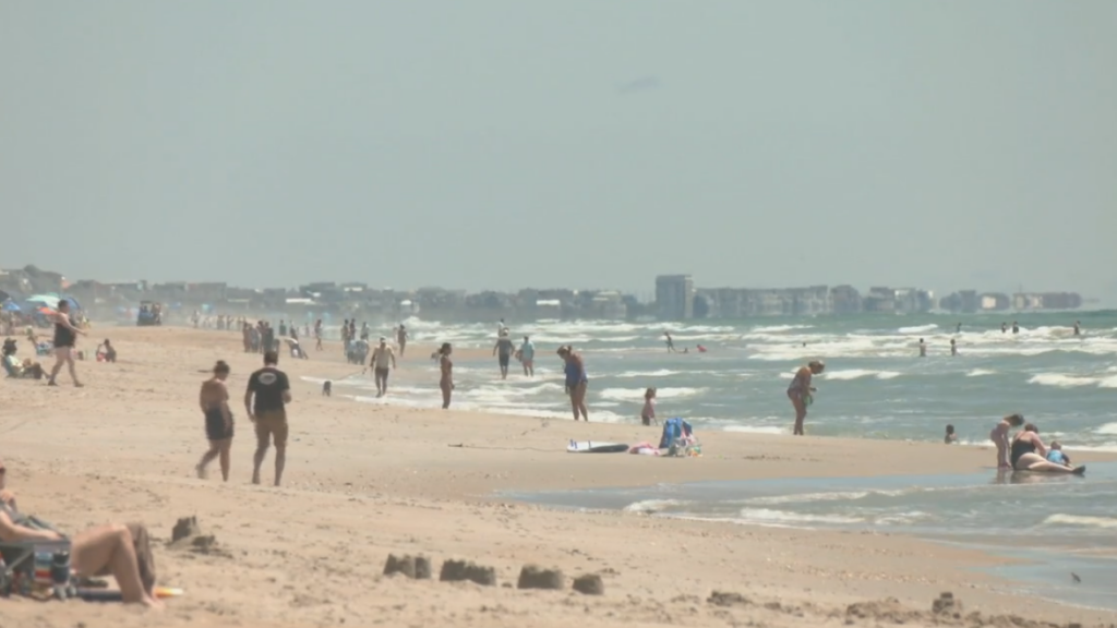 Despite several red flag warnings at beaches locally - dozens of people have been rescued this weekend. (Photo: Nate Mauldin/WWAY)