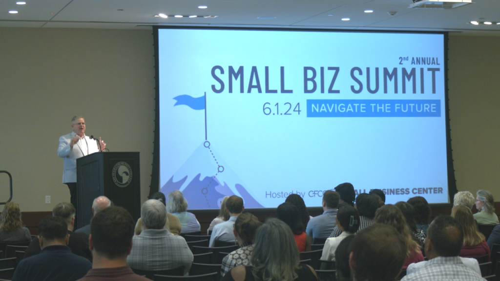 Participants represent a wide range of industries from handcrafted goods to solar energy. One table in particular hosted three entrepreneurs, all from the same family.  (Photo: Nate Mauldin/WWAY)