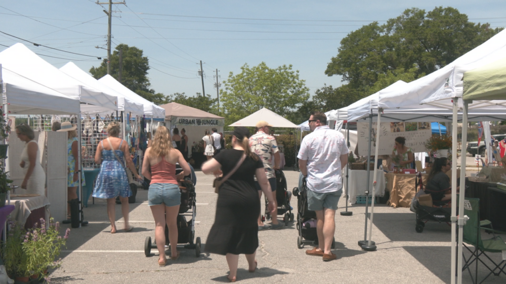 The first ever Funky Flowers Fest was held on Sunday. (Photo: Nate Mauldin/WWAY)