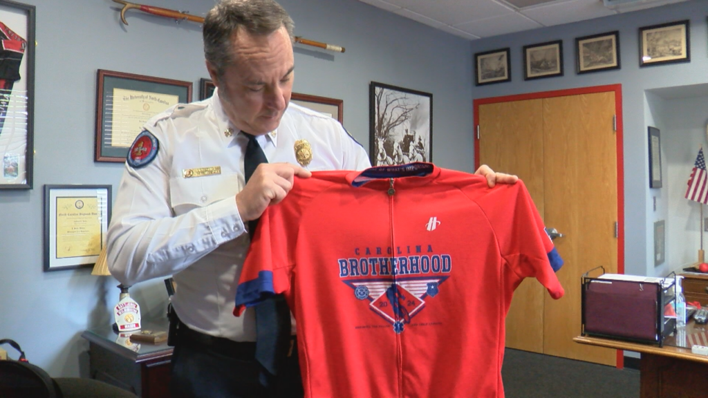 One of Wilmington's own is participating in a more than 600-mile bike ride charity event, (Photo: Emily Andrews/WWAY News).