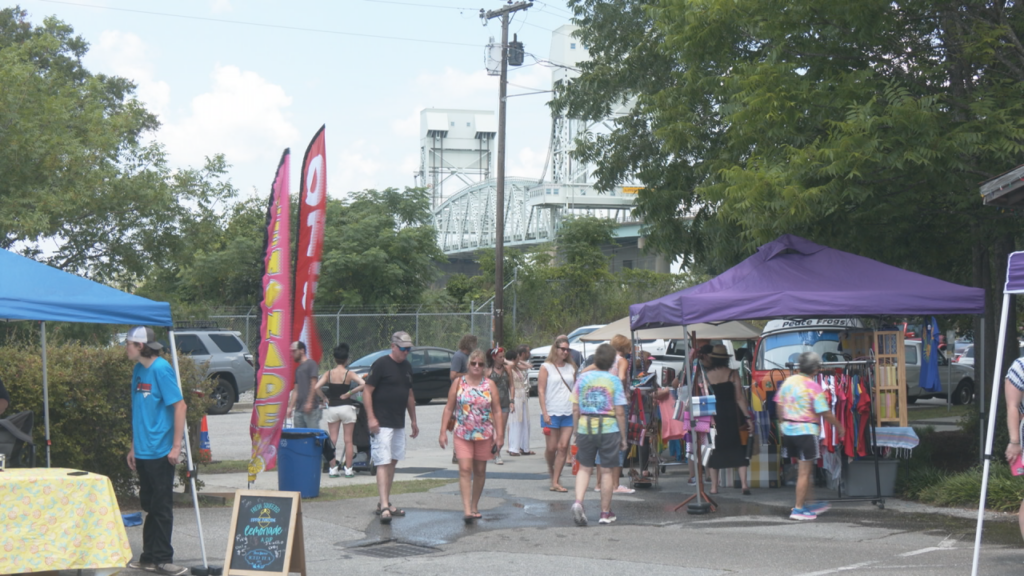 The festival welcomed hundreds of attendees and dozens of vendors selling everything from crystals to tie dye shirts. (Photo: Nate Mauldin/WWAY)