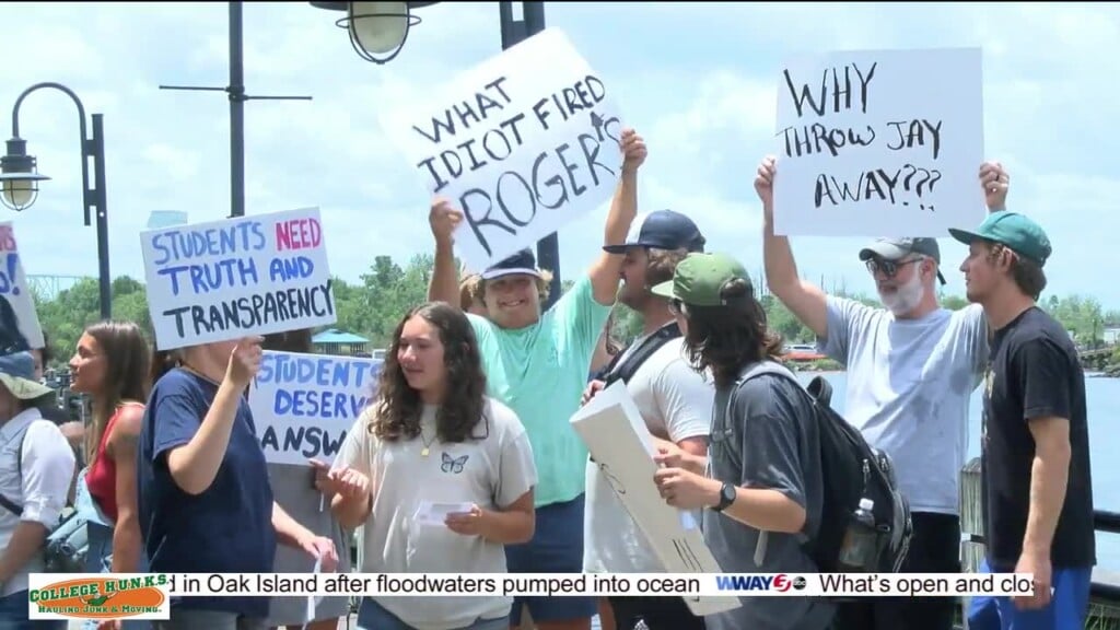 Cfcc Marine Tech Program Protests Draws Dozens