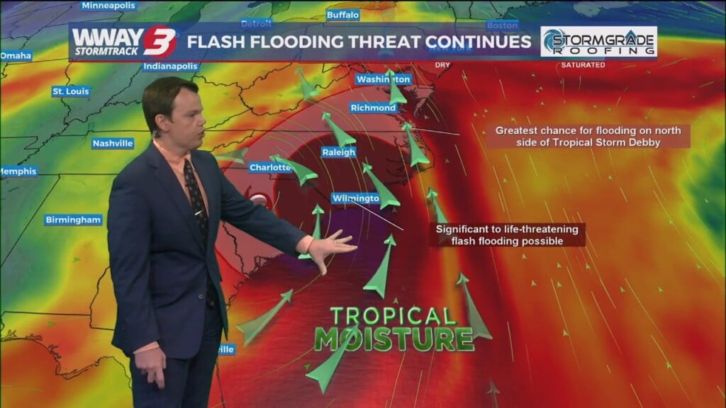 Threat Of Isolated Flooding Continues Through Your Thursday