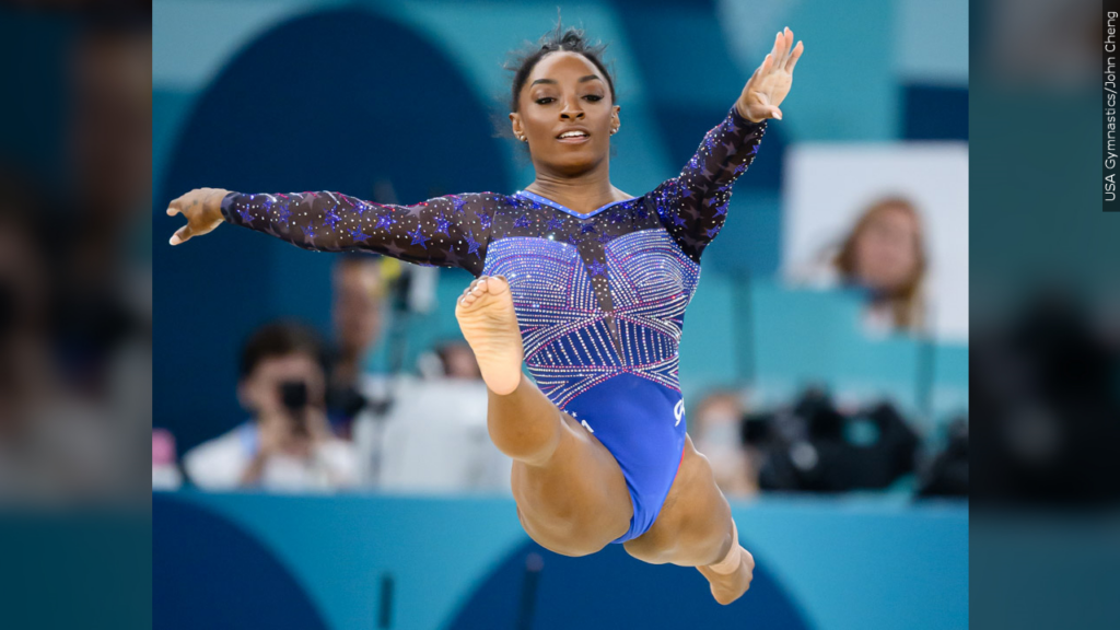 Simone Biles Leap