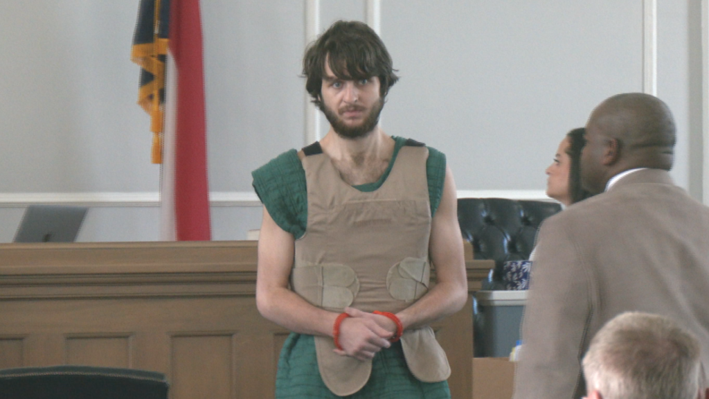 23-year-old Matthew Dolan appearing for the first time in Pender County Court on September 19, 2024. (Photo: Nate Mauldin/WWAY)