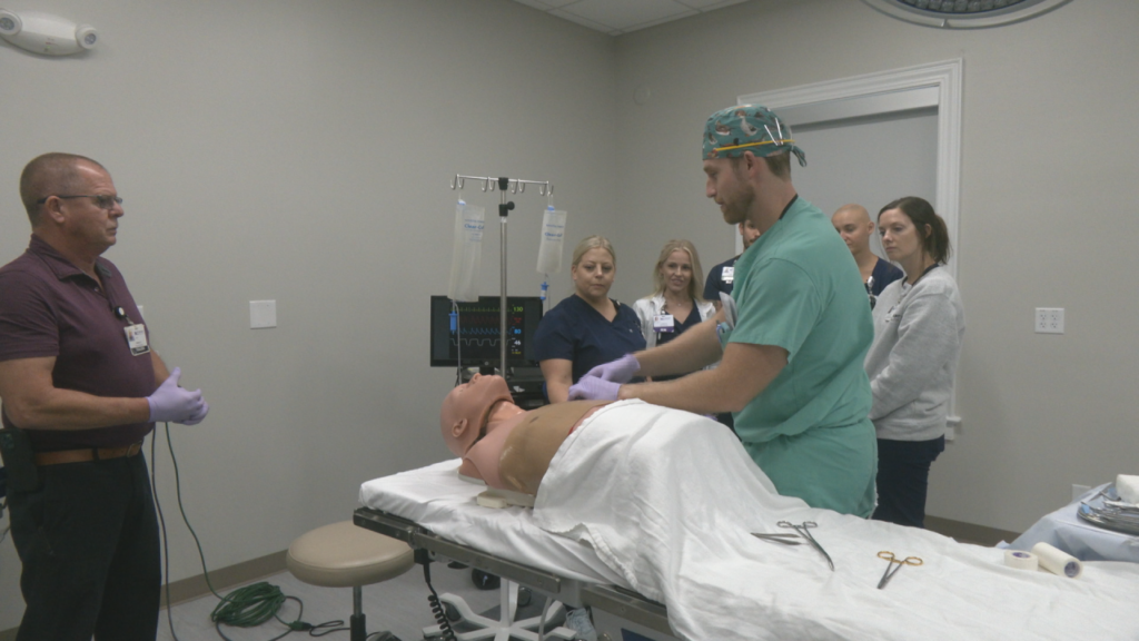 Novant Health simulation lab (Photo: Nate Mauldin/WWAY)