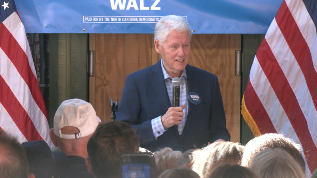 President Bill Clinton. (Photo: Nate Mauldin/WWAY)