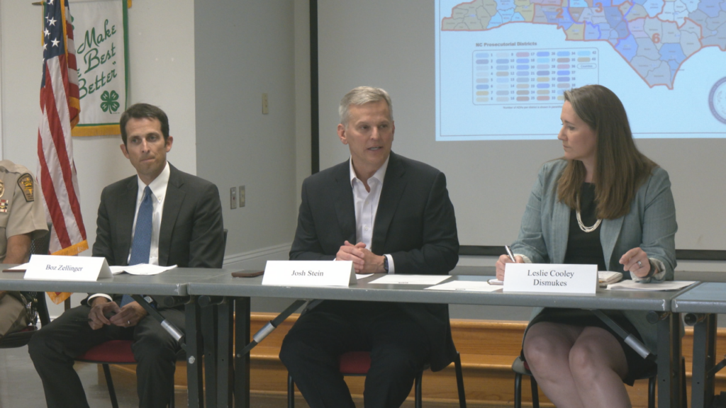 AG Josh Stein meets with a region-wide fentanyl task force on October 22, 2024. (Photo: Nate Mauldin/WWAY)