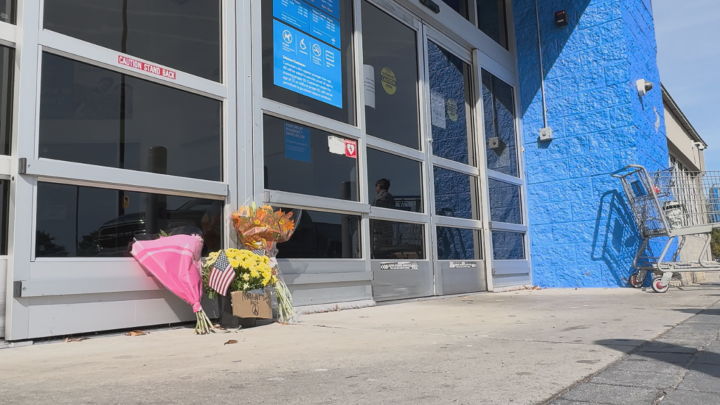 Outside of the Monkey Junction Walmart on October 4, 2024 following a deadly shooting that left one employee dead. (Photo: Nate Mauldin/WWAY)