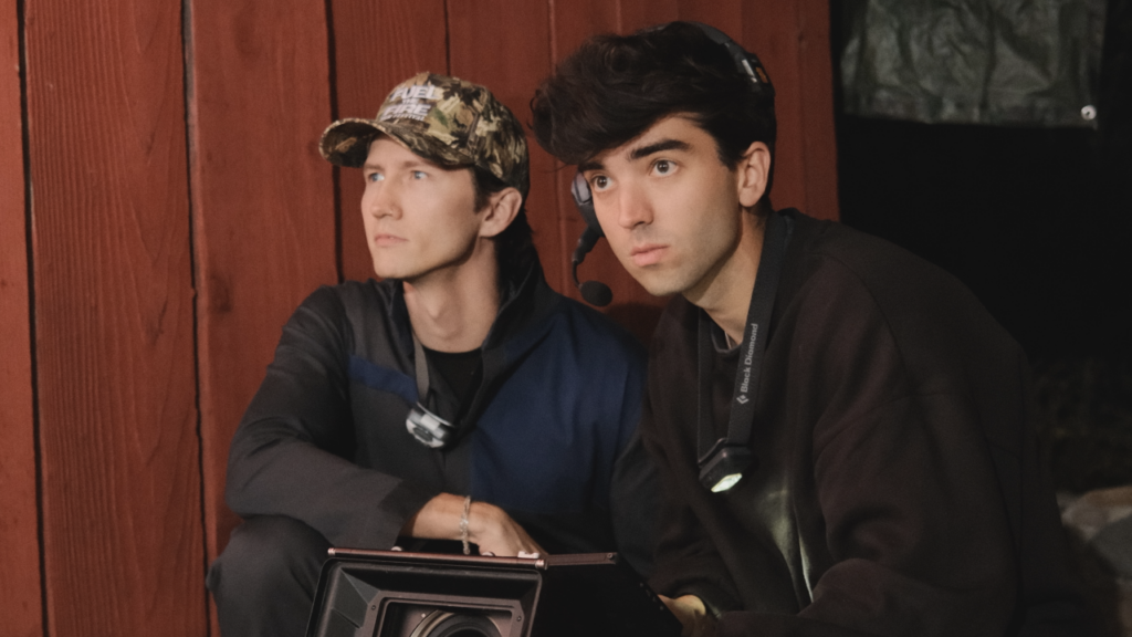 From left, Nate Norell and Dylan Bradshaw are among the final three in a nationwide Superbowl ad contest. (Courtesy: Dylan Bradshaw)