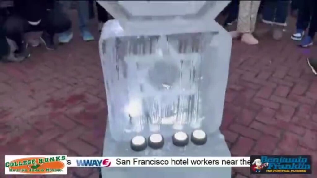 Menorah Lighting Underway In Downtown Wilmington