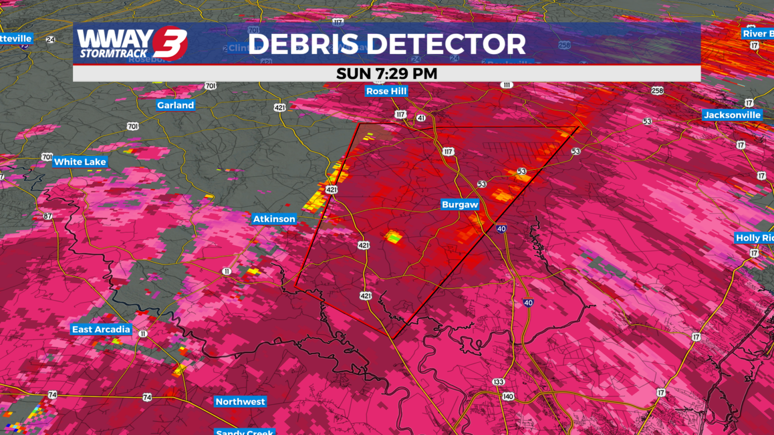 NWS confirms Pender County tornado touchdown from Sunday evening storms ...