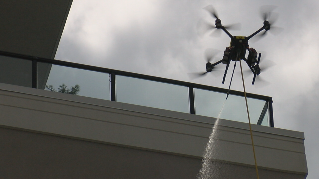 Four Seasons Pressure Washing Drone Washing