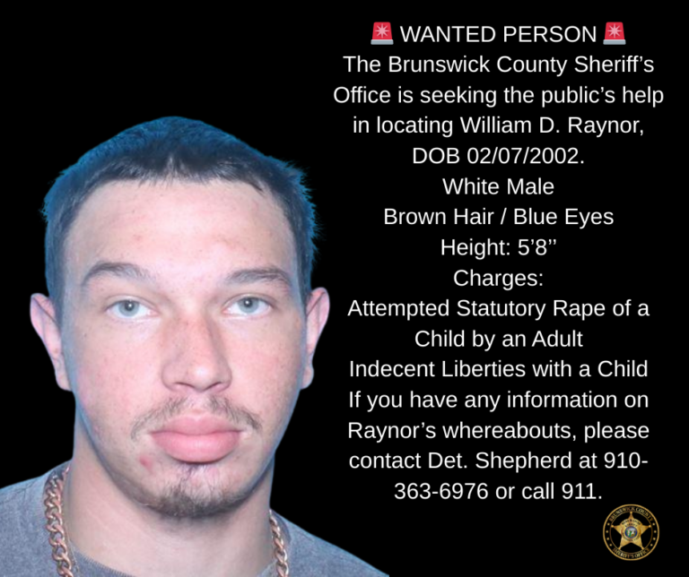 Brunswick County Sheriff’s Office seeking publics help for man wanted ...