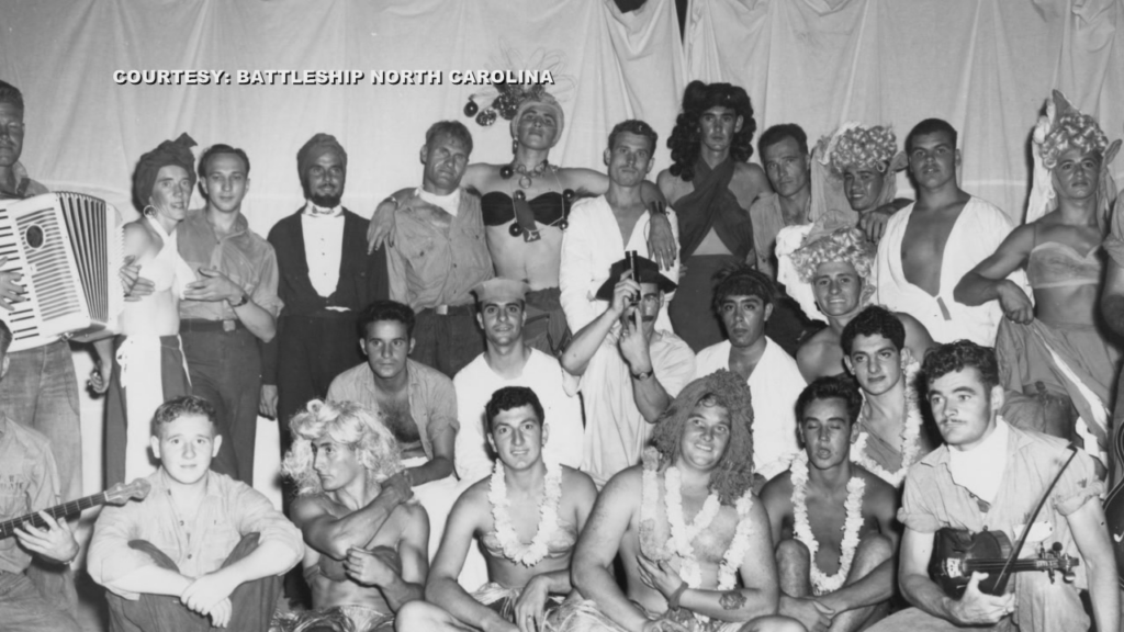 Battleship Nc Christmas 1943