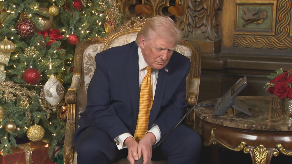 Trump Answers Phone Call