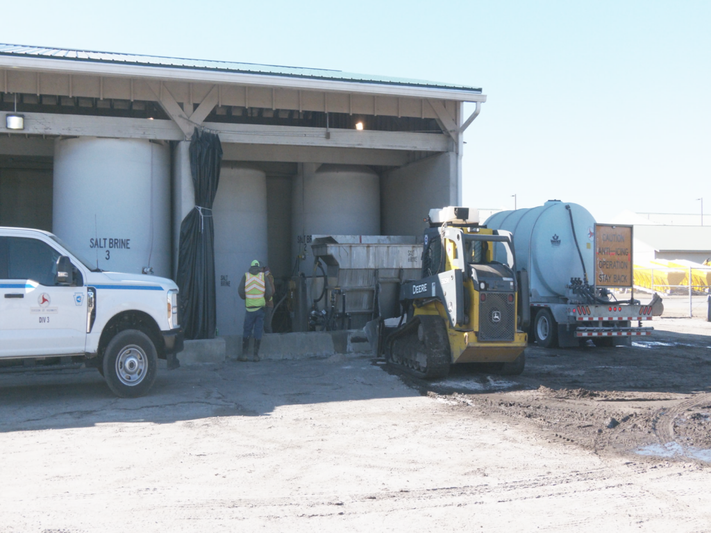 NCDOT preparing salt for the roads