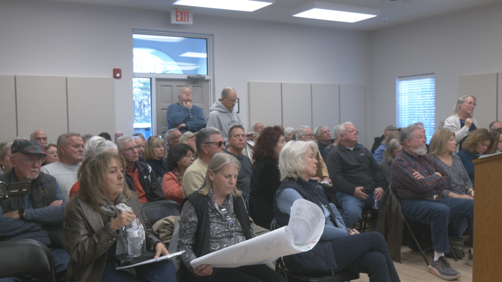 Residents of Carolina Shores in a second public hearing