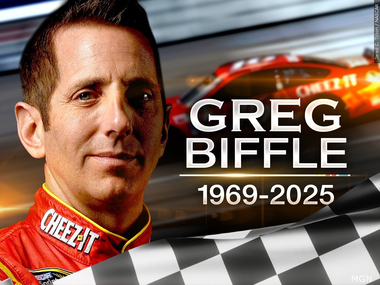 NASCAR community mourns driver Greg Biffle, 6 others killed in plane crash at memorial service