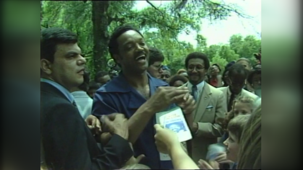 Rev Jesse Jackson Speaks With Children