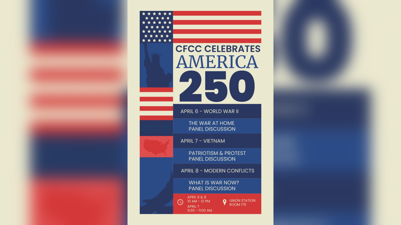CFCC to Host Veteran Panels for Upcoming America 250 Celebration - WWAYTV3