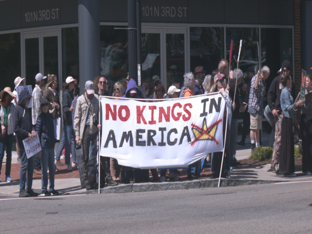 "No Kings" protest in Downtown Wilmington