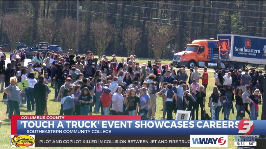 Columbus County Students Get Hands On Career Experience At “touch A Truck” Event