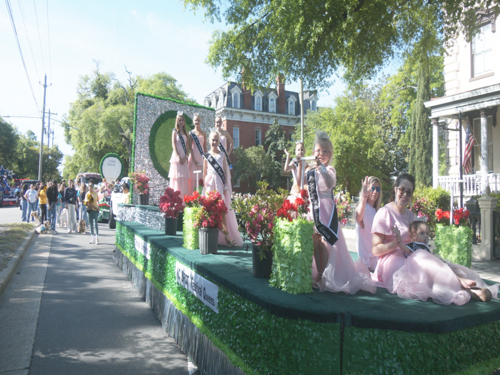 Azalea Princesses at the NC Azalea Parade