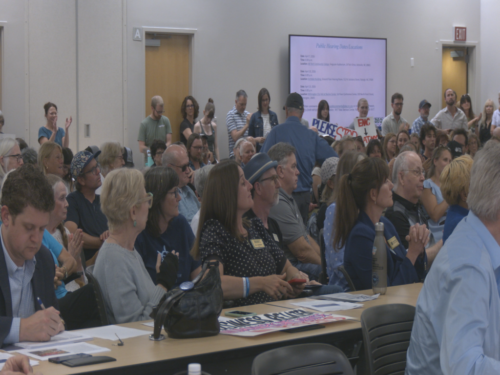 People at the NCDEQ Public Hearing about PFAS
