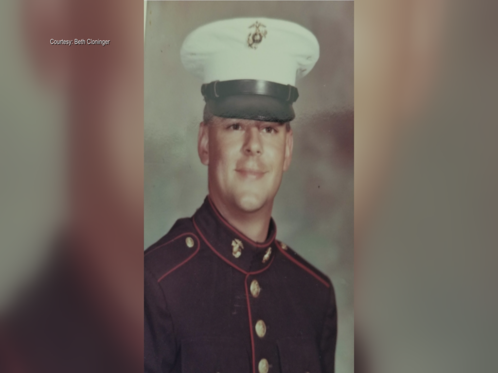 Robert Cloninger during his time in the military