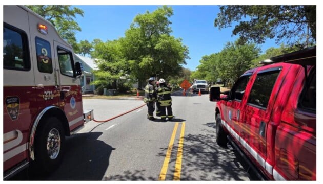 Gas leak prompts road closures in Southport - WWAYTV3