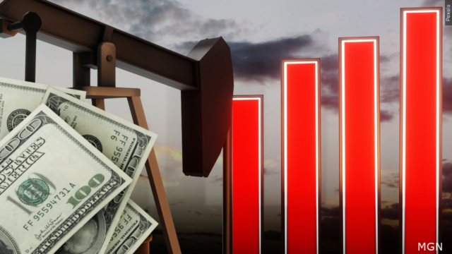 Oil prices rise and US stocks give back a bit of their record-breaking ...