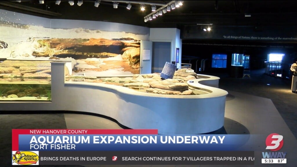 Major Expansion Underway At North Carolina Aquarium At Fort Fisher