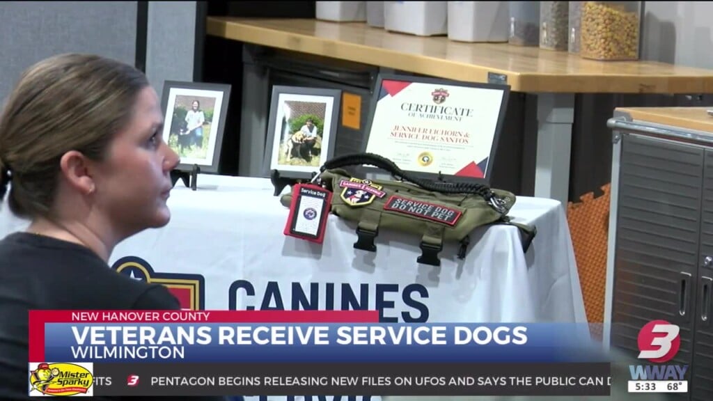 Canines For Service Hosts Client Placement Ceremony