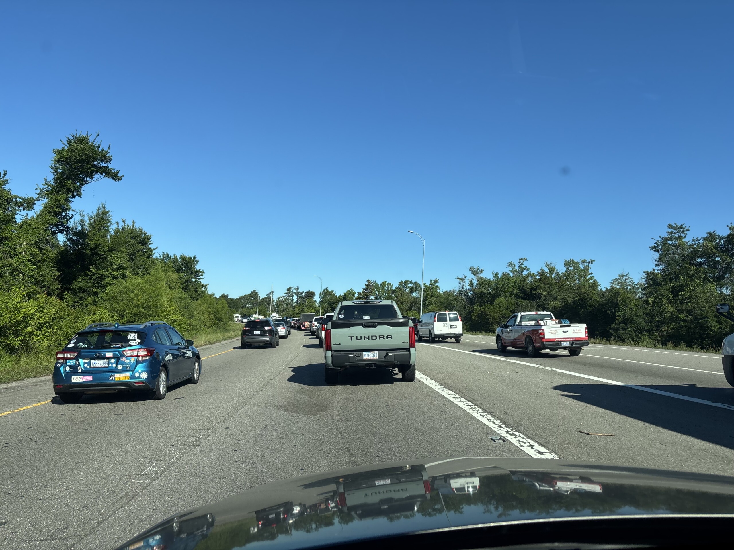 traffic様 Heavy traffic reported on US 17 near Alligator Creek in Leland