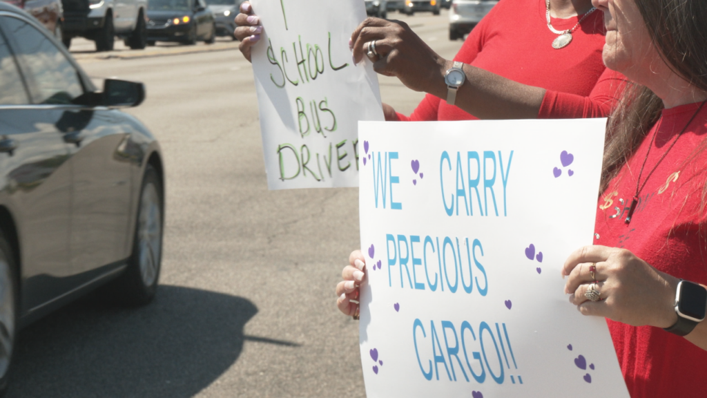 Bus Driver Protest